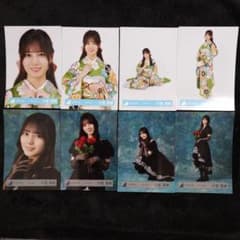日向坂46 小坂菜緒 2026年 振袖4種コンプ、黒ドレス衣装4種コンプ