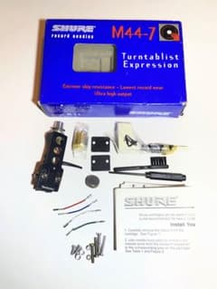 SHURE シュア M44-7 カートリッジ Technicsヘッドシェル付 - メルカリ
