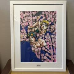 ジョジョ 複製原画 第二部 ジョセフ シーザー リサリサ ジョジョ展