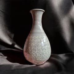 三島 三嶋 とっくり 印花紋 高麗 徳利 酒器 花入 李朝 韓国 朝鮮 骨董