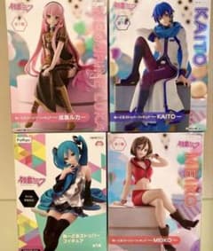 ぬーどるストッパー初音ミク& 巡音ルカ&MEIKO& KAITO 4体セット - メルカリ