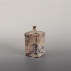 染付 角徳利 古美術 酒器 古道具 アンティーク 徳利 - メルカリ