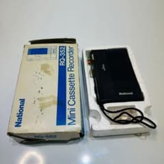 National RQ-352 ミニカセットレコーダー ジャンク - メルカリ