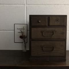 古道具 レトロ 小引き出し 小物入れ インテリア 木製 骨董