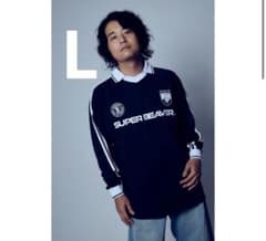 新品未開封】SUPER BEAVER サッカーシャツ ブラック Lサイズ - メルカリ