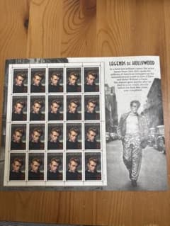 未使用】ジェームスディーン 切手 - メルカリ