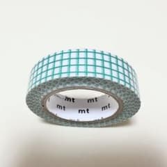 mt 廃盤マスキングテープ 方眼 エメラルド 限定サイズ？約12mm - メルカリ