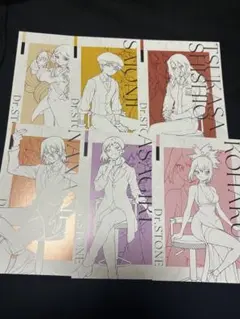 Dr.STONE バーフランソワ 石神千空 ビジュアルカード 34枚 アモカフェ