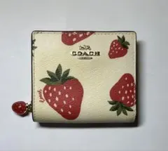 2026年最新】coach 二つ折り財布 イチゴの人気アイテム - メルカリ