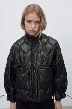 2026年最新】zara キルティング レザージャケットの人気アイテム