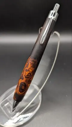 445ペン工房翌檜 極上 花梨 マイクロカーリー 虎杢 木軸シャーペン 2025年