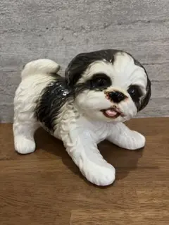 前川幸市 犬 ブルドッグ 置物 陶芸 作家 垂れ耳 白い犬 2025年最新】陶器