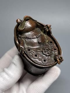 青銅器香炉中国綿密細工