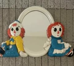 アン&アンディアンティーク壁掛ミラーヴィンテージ希少アンアンドアンディ