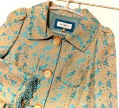 ◇Lois CRAYONコート未使用花柄ジャガード