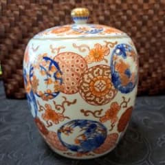 明治香蘭社製里帰り品金蘭手蓋物