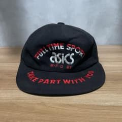 タグ付デッドストック品！80s asics ヴィンテージ アポロキャップ 台湾製