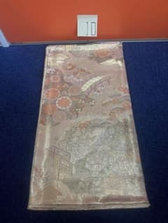 2695 袋帯 古代彫金紋 西陣織 金糸高級上質上品約440cm 未使用