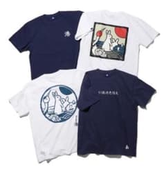 中国染付動物絵柄碗高松店限定 新品【FR2港】花札Tシャツ Lサイズ 紺色