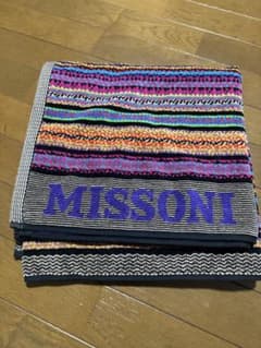 MISSONI(ミッソーニ)バスマット・フェイスタオル2枚セット（ストリシア）