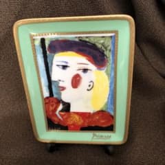 陶画 ピカソ 裸婦 陶額 瀬榮陶器