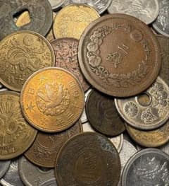 日本の古銭 明治 大正 昭和 レトロ まとめ売り 約2kg