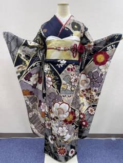 振り袖フルセット別誂長襦袢付金彩加工落款個性的211