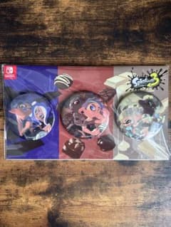 スプラトゥーン3缶バッジ3種セットチョコレートフェス 1000個限定品