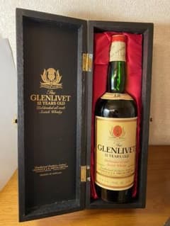 希少木箱入り】グレンリベット12年古酒 【当時のパンフレットも残っ