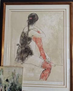 ジャン・ジャンセン【初夜】リトグラフ 1975年