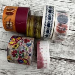 マステ45本まとめ売りカモ井マークス廃盤限定レア幅広