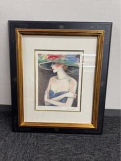 カシニョールリトグラフ 33/150 女性のいないリトグラフは希少です