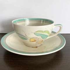 スージークーパーク クレッセント ターコイズ ブルー ティーセット 三日月