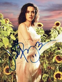 直筆サイン入り写真 ケイティ・ペリー 歌手/フレーム別/SA鑑定済