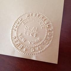 アメリカ ヴィンテージ エンボッサー スタンプ 052610