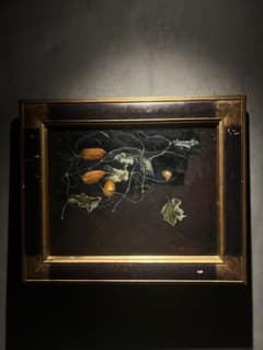 リアリズム写実画【静物画】直筆サインあり