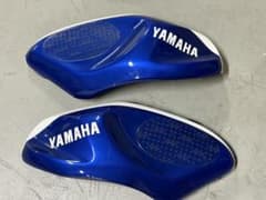 初代XSR900用ファニーズカスタムエグリタンクカバー青 左右セット