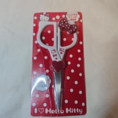 平成レトロ希少✨ハローキティケース付ハサミ赤