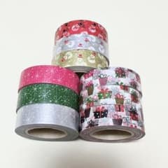 マークス廃盤マスキングテープ クリスマスアソート 2011 15本セット 中古