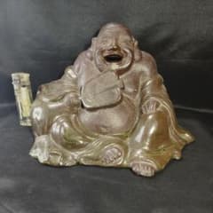 鯛 香炉 置物 古備前 骨董 備前焼 約20cm レア古備前・レア備前焼