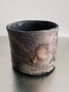 岸野寛伊賀焼〆香合京都思文閣個展共箱五輪塔茶道茶道具陶芸