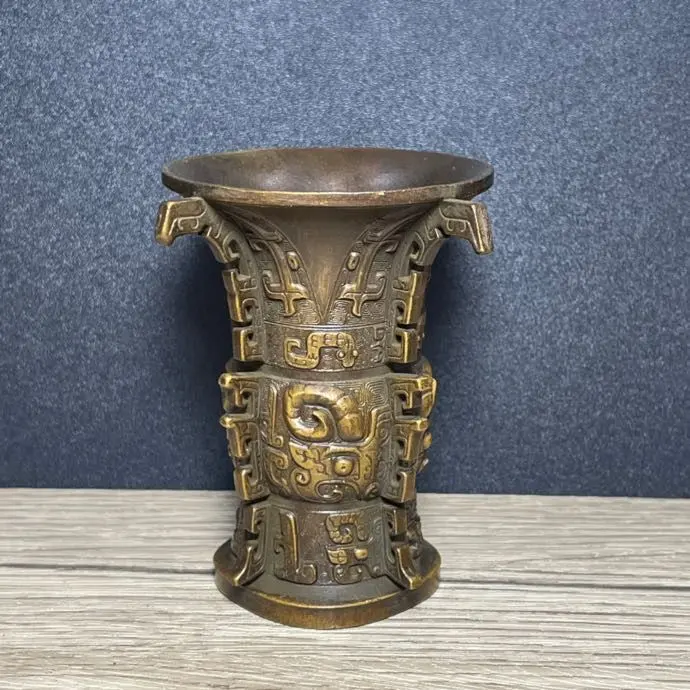 銅製 十二十二干支 茶台 玄関 博古架 装飾品 工芸品 置物