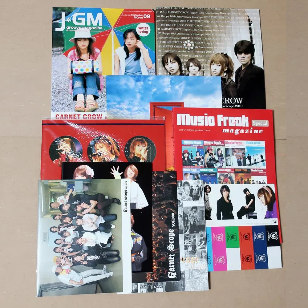 GARNET CROW ファンクラブ会報 001 002 003 004 グッズ