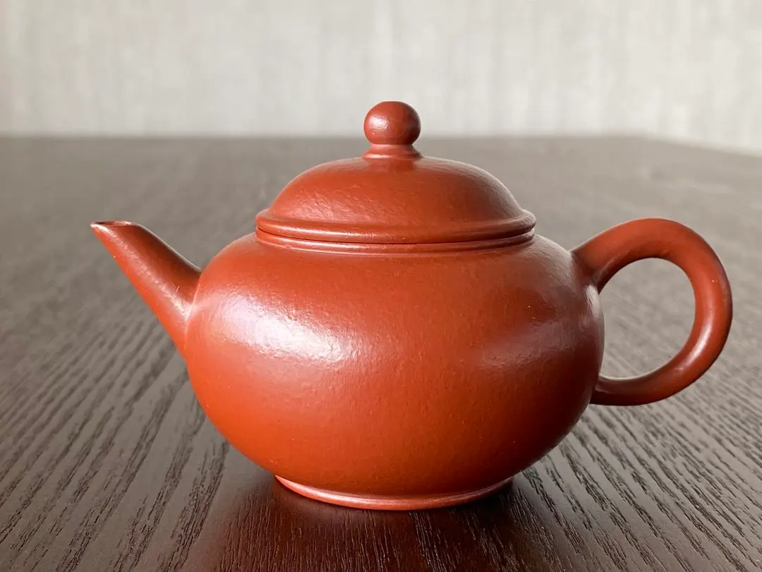 中国宜興紫砂茶壺清香作家周曉闌朱泥紫砂素焼きの急須 中国