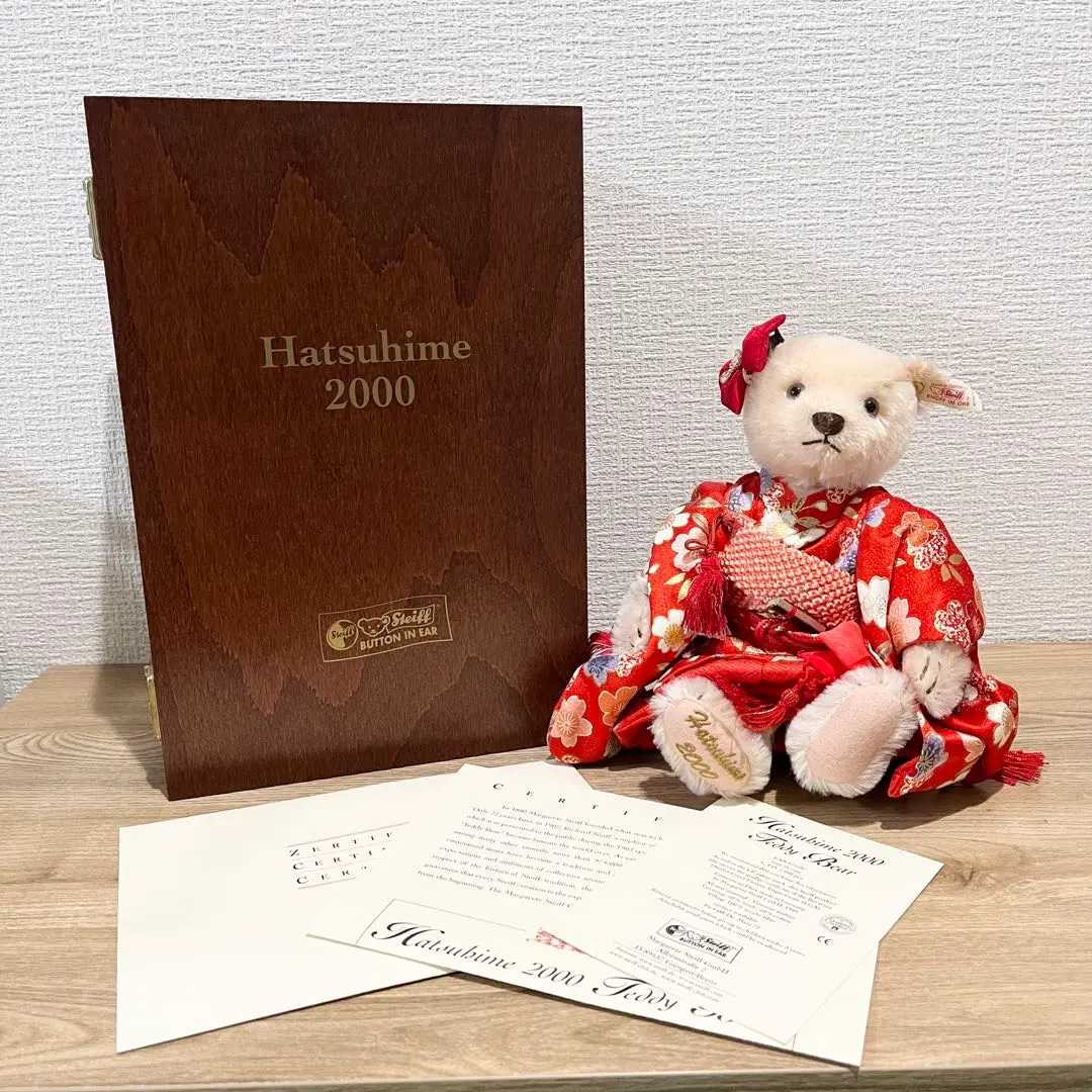 シュタイフ白タグ2000 Hatsuhime 鑑定書付き