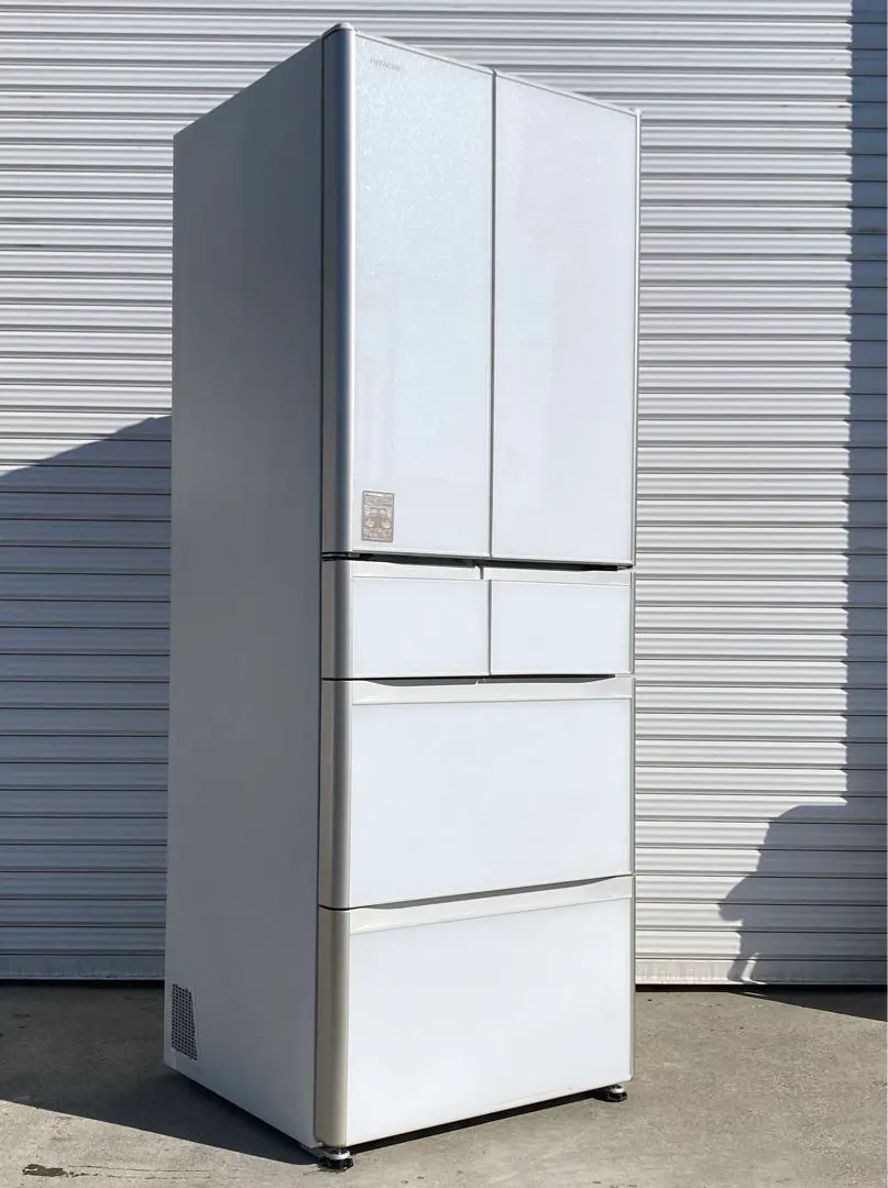 A966 HITACHI 日立 6ドア ノンフロン冷凍冷蔵庫 430L R-XG4300G 2017年
