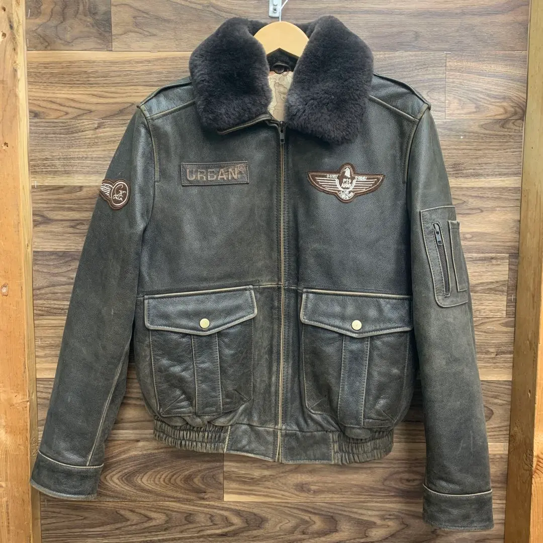 美品✨4XLキングサイズ URBAN BARON ダブル ライダースジャケット