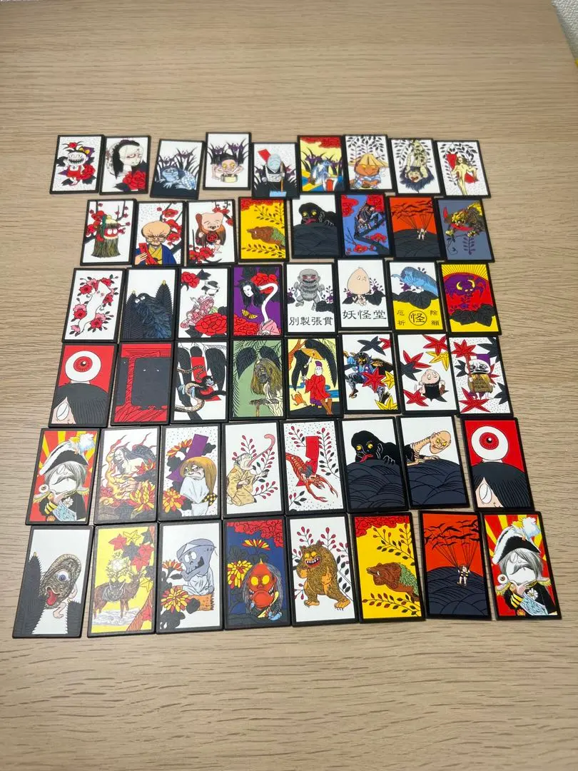 ゲゲゲの鬼太郎 花札 額縁 其の1 No.008 額 水木しげる 花札