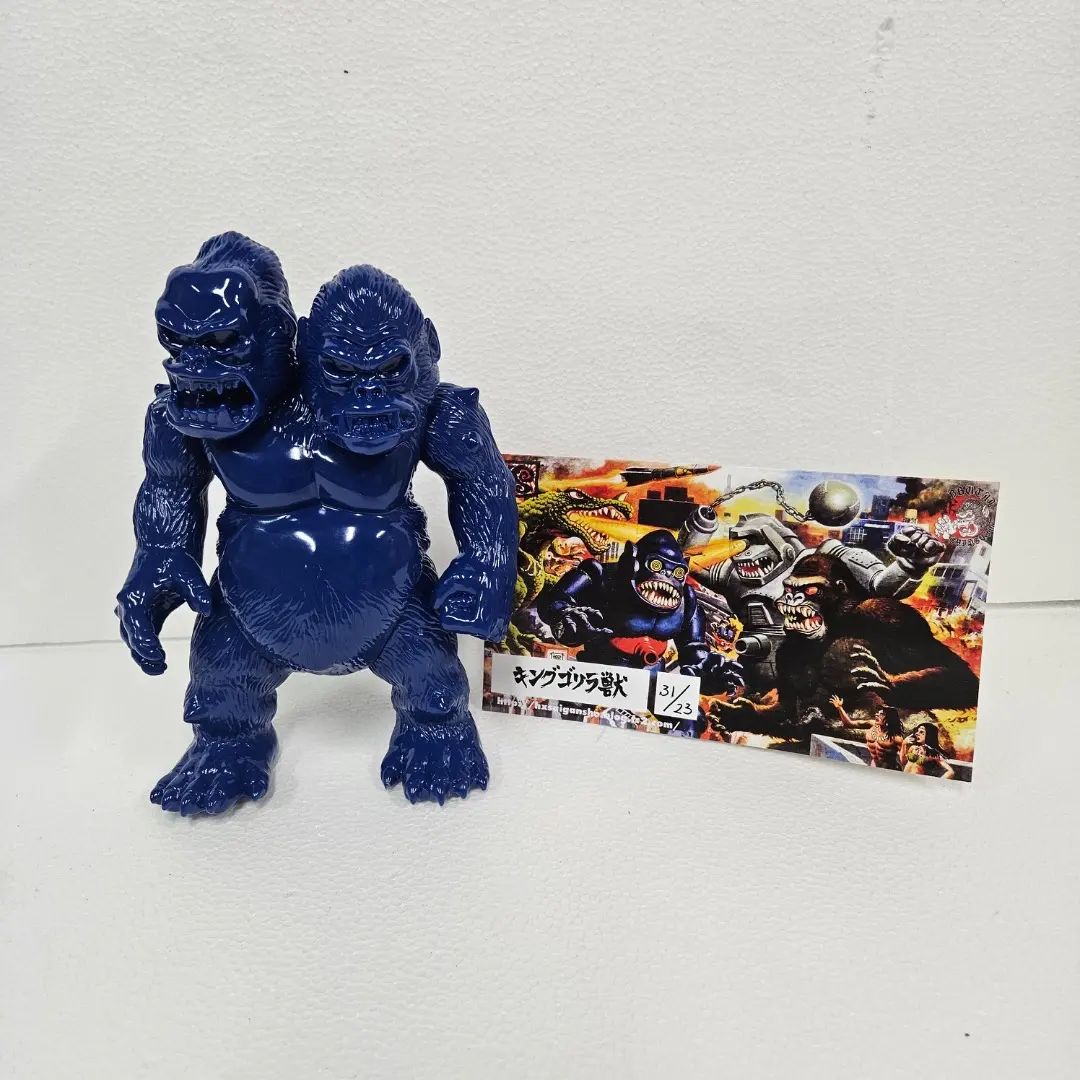 ソフビ】Sofubi HxS キングゴリラ獣 SILVER 30CM