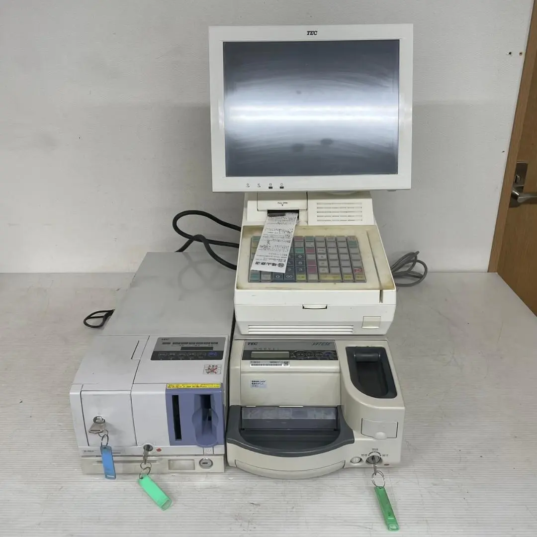 東芝テック 電子レジスター POSレジ QT-100 店舗用品 ② J0754